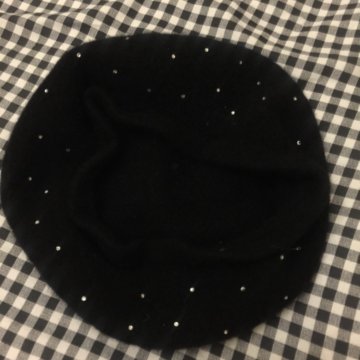 Берет со стразами Swarovski