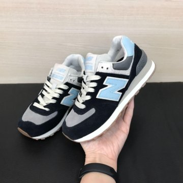 Кроссовки New Balance 574 темно-синие женские