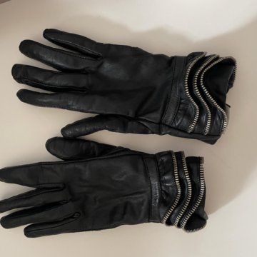 Перчатки кожаные
