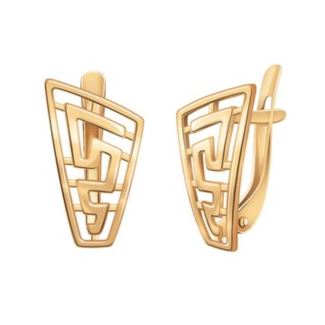 Золотые серьги