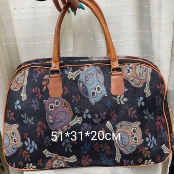 Сумка дорожная гобелен ручная кладь