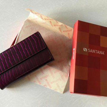 Кошелек портмоне женский кожаный новый Santana