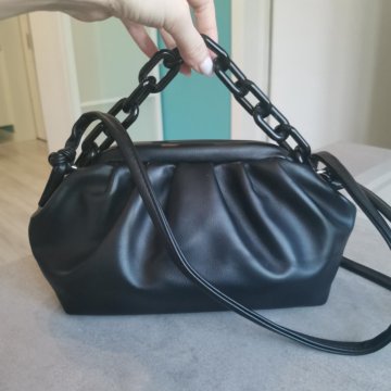 Сумка женская маленькая через плечо чёрная