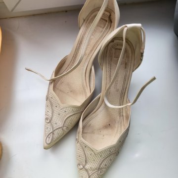 Туфли свадебные женские б/у размер 37