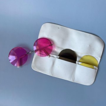 Солнцезащитные очки солнечные ретро винтаж круглые