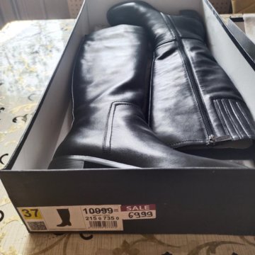 сапоги новые натуральная кожа Pierre Cardin