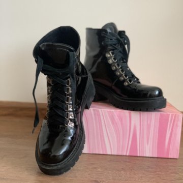 Ботинки HIT женские черные демисезон, 38 р