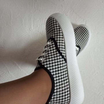 Кеды новые, гусиная лапка орнамент, 36-40