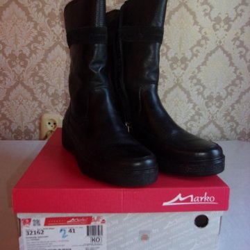 САПОГИ новые зимние кожа мех Белоруссия р.40-41