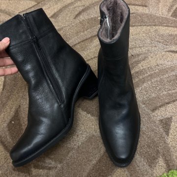 Полусапожки зима натуральная кожа