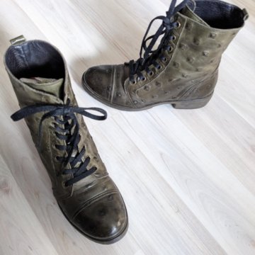 Италия кожаные сапоги