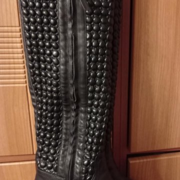 Высокие сапоги нат.кожа на 38,5-39