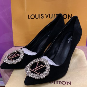 Louis Vuitton Новые туфли замша:кожа 40 на 39