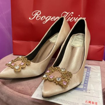 Roger viver Новые туфли кожа/шёлк 38 и 40