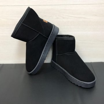 Угги зимние черные