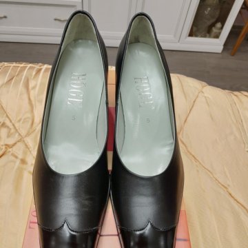 Туфли женские Hogl Chevreau, чёрные,р.37, новые