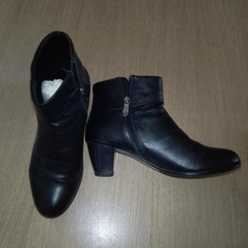 Ботинки демисезонные 38,5-39 натур.кожа