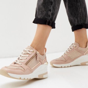 Кроссовки, кожа беж 37 размер