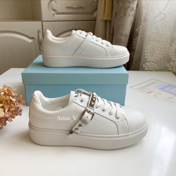 Кроссовки Prada премиум 36/37,5 натуральная кожа