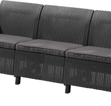 Диван keter corfu love seat графит