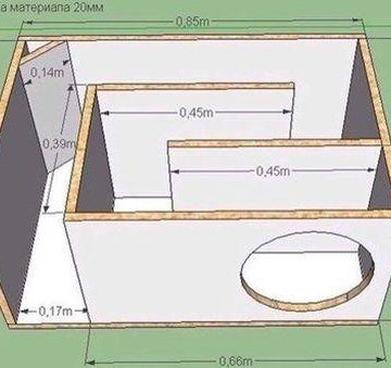 Короб чв под 8 дюймовый сабвуфер