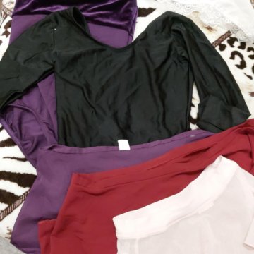 Купальники для занятий танцами и юбочки