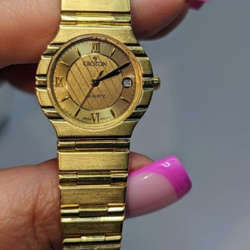 ЗОЛОТЫЕ ЧАСЫ CROTON