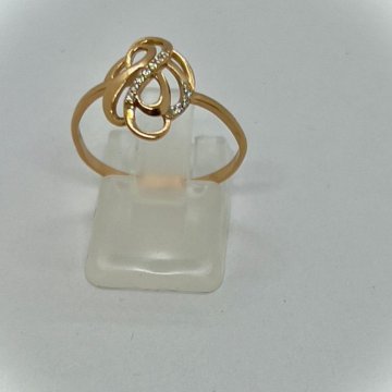  Кольцо золотое 18,5р