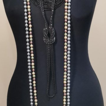 Бусы из бисера стекла стекляруса