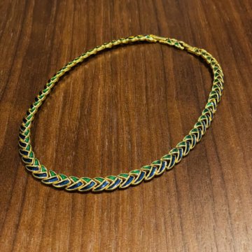 Колье США винтаж эмаль