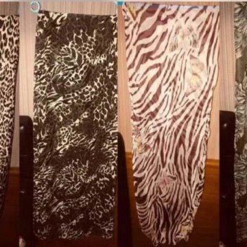 Палантины и платки из шелка/шифона/вискозы