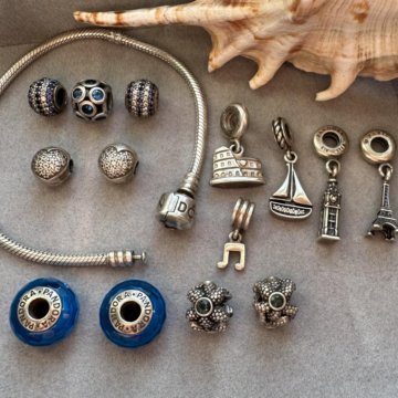 Шармы и браслет Pandora