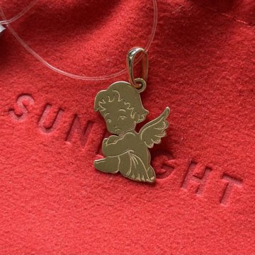 Золотой кулон «Ангел», 585 проба