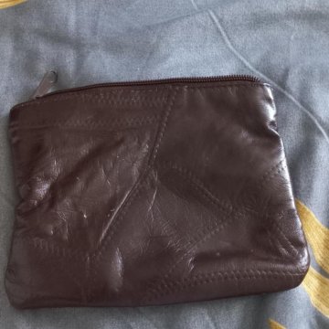 Косметичка кожаная