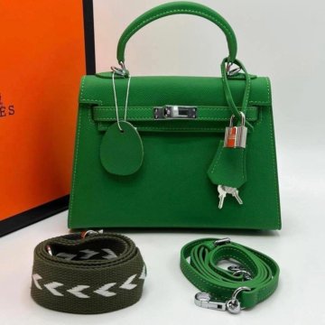 Сумка HERMES кожаная