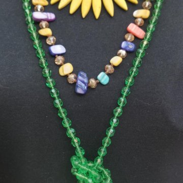 Ожерелье, бусы из натуральных камней