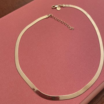 Колье серебро позолоченное