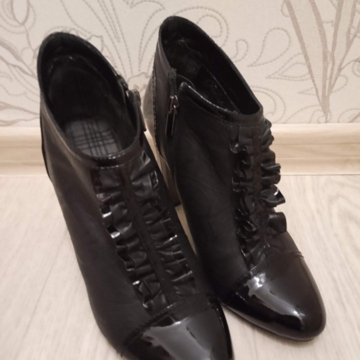 Ботильоны кожа