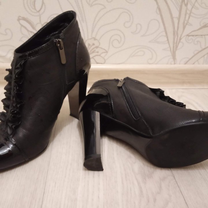 Ботильоны кожа