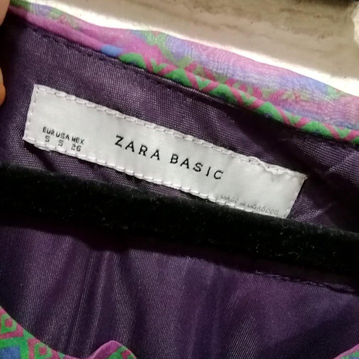 Платье Zara натуральный шёлк.