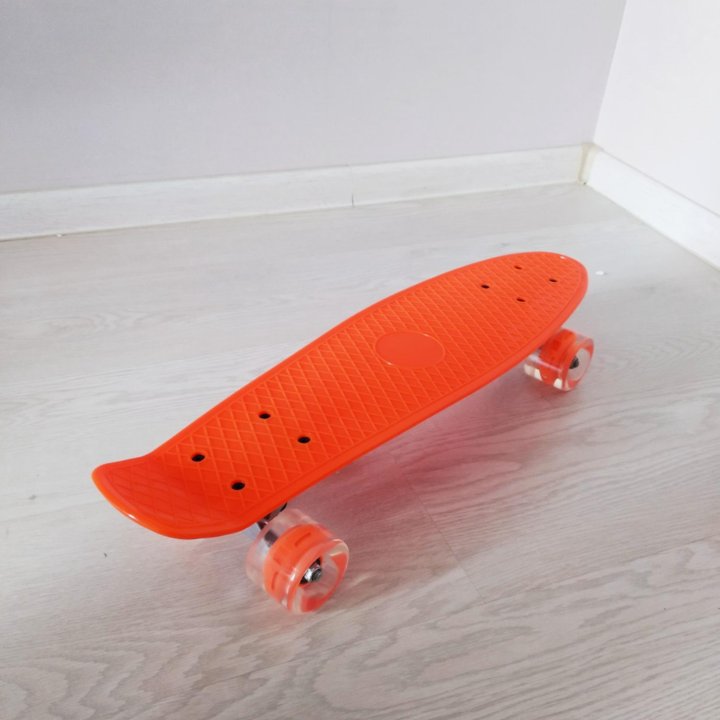 Лонгборд Penny board Скейт борд  Оранжевый