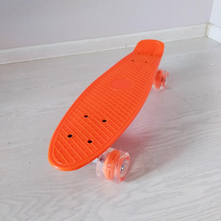 Лонгборд Penny board Скейт борд  Оранжевый