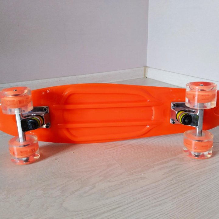 Лонгборд Penny board Скейт борд  Оранжевый