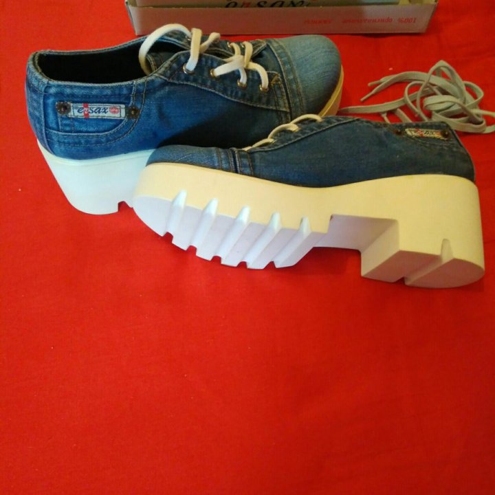 Туфли ждинсовые