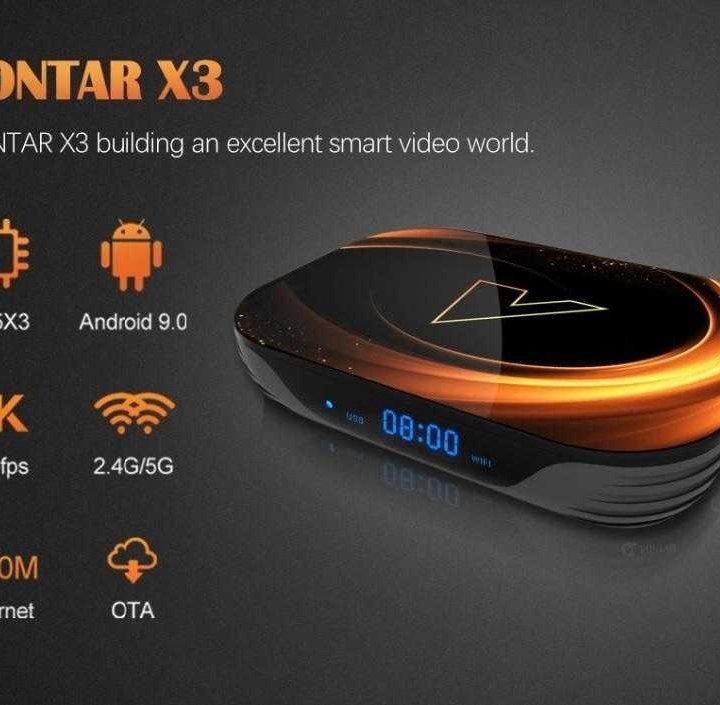 Андроид ТВ Бокс vontar X3 на Amlogic S905x3