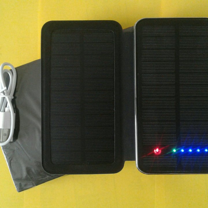 Power Bank Аккумулятор на солнечных панелях