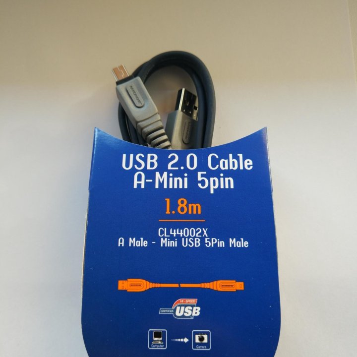 USB кабель 1.8 метра новый