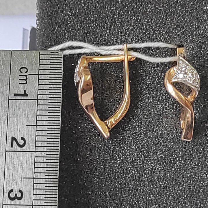 Серьги золотые