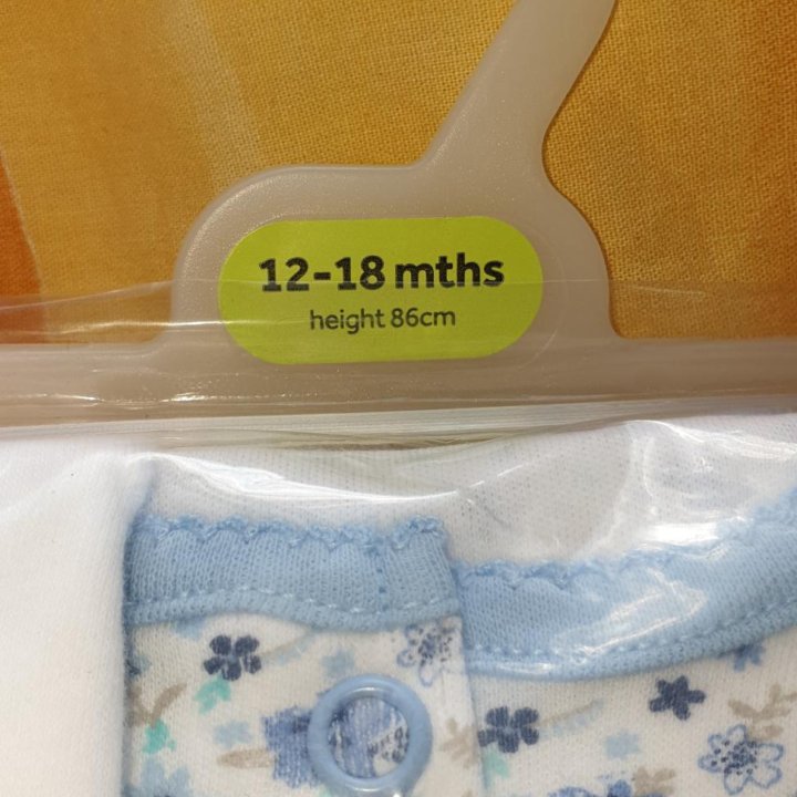 Боди Новые Mothercare 86 и 92 см.