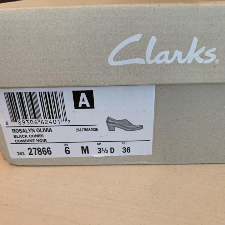 Туфли новые, оригинал - Clark’s 35 - 35,5